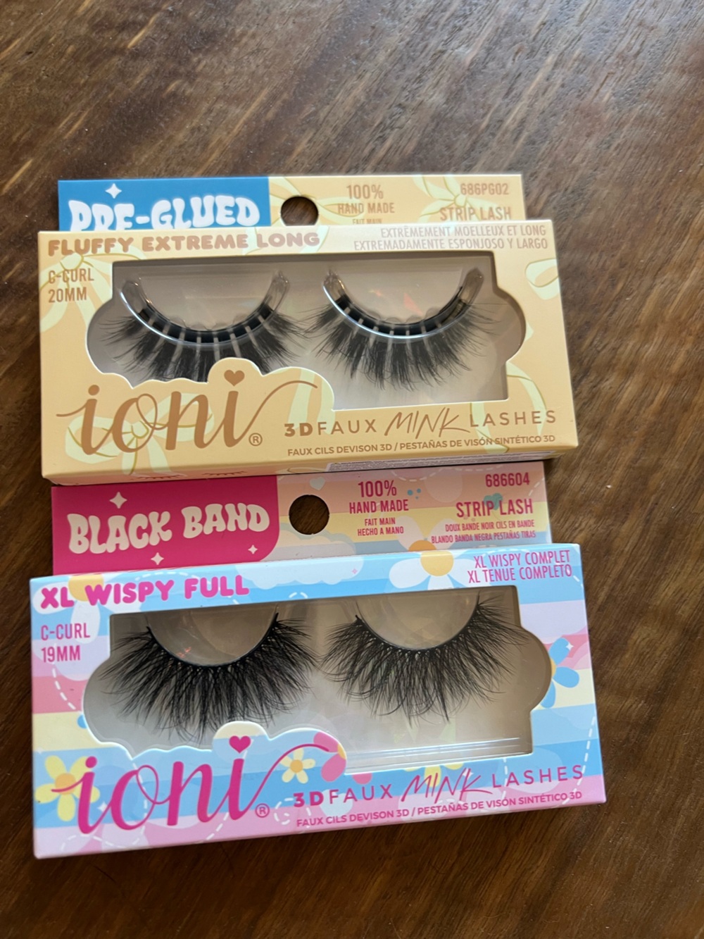 IONI 3D Faux Mink Lashes NIB $10